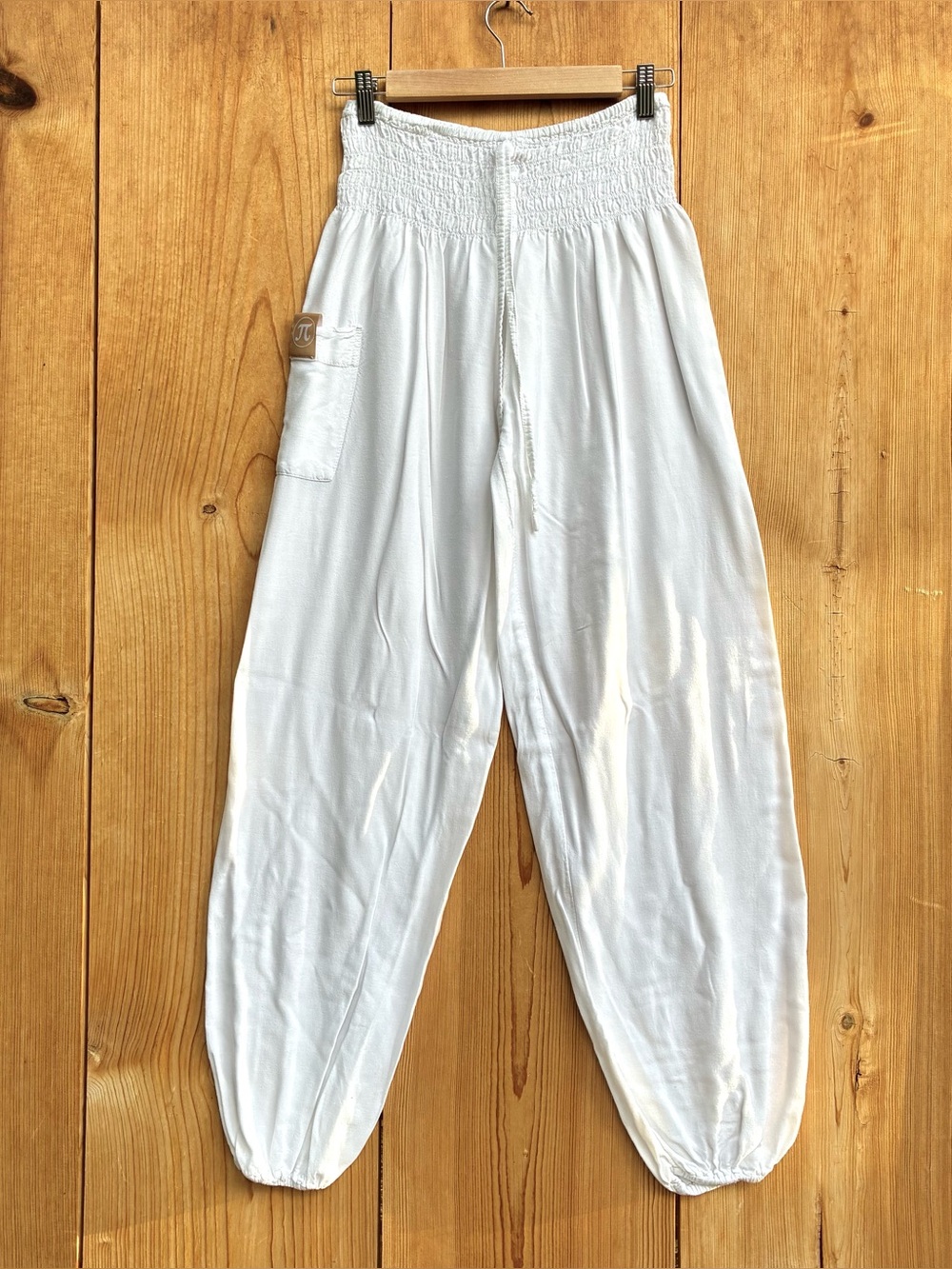 Pi Yoga White Pants Sz Small